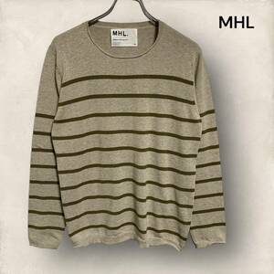 MHL. MARGARET HOWELL マーガレットハウエル コットン ニット セーター M