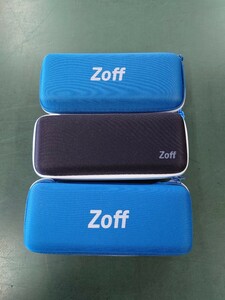 ゾフ Zoff メガネケース 眼鏡ケース ハードケース 3個セット