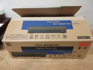 未使用品 DXアンテナ FUNAI リモコン付き 地上デジタルチューナー内蔵 ビデオ一体型 VHS DVDレコーダー DXR160V 双方向ダビング 船井電機