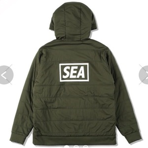 即決!!緑XL WIND AND SEAスノーピークSnow peakウィンダンシーWDS グリーン 中綿ダウンパーカーFlexible Insulated Pull-hoodieフーディー