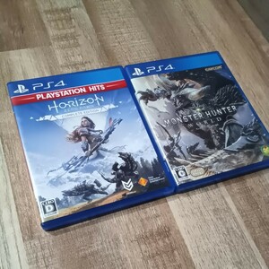 PS4 ソフト Horizon Zero Dawn ホライゾンゼロドーン コンプリートエディション&モンハンワールド　2本セット