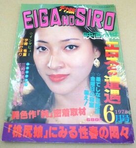 Df# EIGA NO SIRO デカ版 映画の城 昭和53年6月 昭和レトロ 三崎奈美 志麻いづみ 加山麗子 小川亜佐美 #1201-2