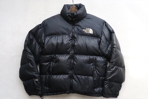 90s THE NORTH FACE ノースフェイス メンズ 700フィル ヌプシ ダウンジャケット S 黒 ブラック