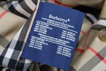 90s Burberrys バーバリー イングランド製 メンズ 裏ノバチェック バルマカーンコート ステンカラーコート コットン100％_画像8