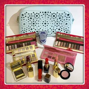 ESTEE LAUDER エスティローダー★コスメセット★新品多★限定アイシャドウパレット、口紅、リップグロス、ポーチ、クレンジングミルク