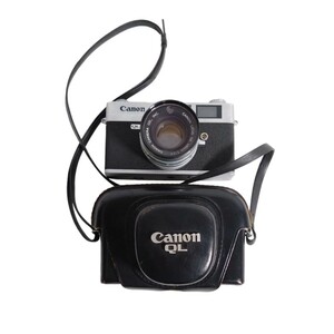 K) キヤノン Canon Canonet QL17 CANON LENS SE 45mm 1:1.7 カメラ フィルムカメラ ケース付き L2601