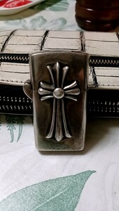 クロムハーツ タイプ ライター CHクロス Zippo タイプ　 タイニーダブルクロ スリム V2 