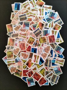 使用済み切手　「２０１６My旅切手　第１集」　１０種完　２００枚（台紙付）
