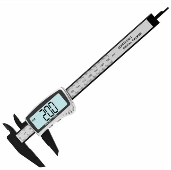 デジタルノギス 150mm ホールド機能 ゼロリセット コンパクト電池付 DC1