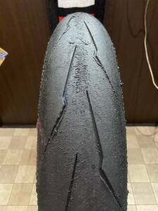 中古MCタイヤ 2023年製造 PIRELLI DIABLO SUPERCORSA V3 SC1 110/70ZR17 ピレリ ディアブロ スーパーコルサ 110 70 17 1723 K4467