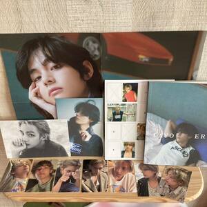 BTS V Kim tehyonLAYOVER photoalbum trading card poster postcard appreciation for Korea idol van tongue tete Solo goods hobby goods message attaching 