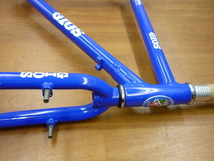 GIOS ミストラル 480mm　ブルー　700Cクロスバイク/アルミフレーム 未走行品　Fフォークを外して梱包します。_画像5