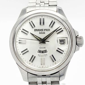 ORIENT オリエント GRAND PRIX 100 SWIMMER TRIOSTAT T19420 デイデイト 腕時計 自動巻き メンズ alp古1121