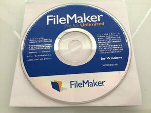 FileMaker Pro 5.5 Unlimited for Windows @ディスクのみ@