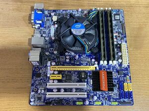中古良品 Foxconn H67M-S V2.0 LGA1155 MATXマザーボード 最新BIOS 動作確認済 Intel Core i3-2120,DDR3メモリ 8GB,純正アルミ芯クーラー付