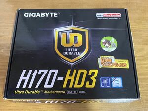 中古美品 GIGABYTE H170-HD3 ATXマザーボード LGA1151 第6,7,8,9世代 Coffee Lake B0対応