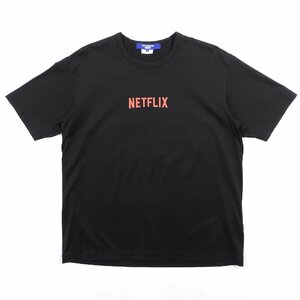 JUNYA WATANABE MAN WK-T020 NETFLIX Tシャツ Size L #12656 送料360円 ジャンヤワタナベ コムデギャルソン モード きれいめ