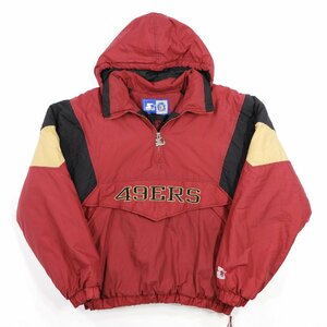 STARTER スターター プルオーバー ジャケット 49ers Size M #12850 アメカジ ストリート オールド NFL アウター