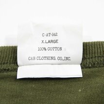 デッド CAB CLOTHING キャブクロージング USMC Tシャツ オリーブ size XL #13697 送料360円 ミリタリー トップス_画像4