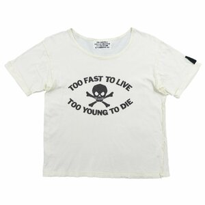 666 トリプルシックス 半袖 Tシャツ TOO FAST TO LIVE TOO YOUNG TO DIE #13698 送料360円 パンク ロック プリント スカル