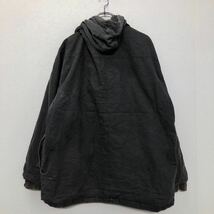 中古 古着 Dickies ワーク ジャケット 2XL グレー ビッグサイズ フーディ ジップアップ ボタン ストリート 古着卸 アメリカ仕入 a511-5130_画像6