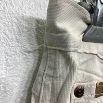 中古 古着 Wrangler ロングパンツ W34 ラングラー ボタンフライ ホワイトベージュ コットン 古着卸 アメリカ仕入 2312-225_画像4