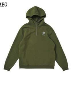 RVCA/ルーカ ワンポイント ハーフジップパーカー 