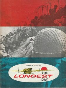 パンフ■1962年【史上最大の作戦】[ B ランク ] ケン・アナキン ジョン・ウェイン ヘンリー・フォンダ ジャン＝ルイ・バロー