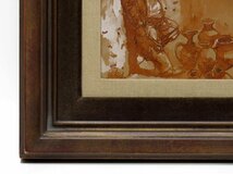 【GINZA絵画館】鴨居　玲　水彩画「壷売り」公式鑑定証書付き・希少な１点もの　KY34Q2Y0P0M7J8J7V_画像4
