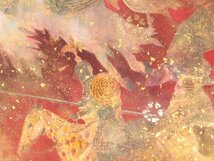 【GINZA絵画館】大矢　亮　日本画６号「ラ・ピュセルの旗」共シール・院展人気作家・１点もの　SB67R5P2K2H1J6G_画像7