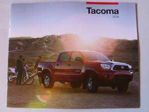 トヨタ　タコマ　Tacoma　2014-2016年モデルUSAカタログ　