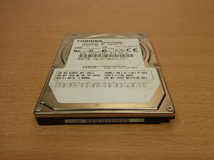 △A/280●東芝 TOSHIBA☆2.5インチHDD(ハードディスク)☆80GB SATA II 5400rpm 9.5mm☆MK8032GSX☆中古品