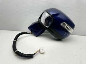 動作品 ホンダ純正RK1 RK2 RK3 RK4 RK5 ステップワゴン ウィンカー付 ドアミラー サイドミラー 左 10ピン 青 B553P (X17)