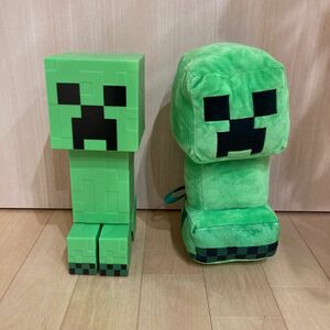 マインクラフト ぬいぐるみリュック クリーパー ＆ クリーパー BIG フィギュア