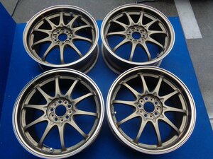 【送料込み】★ RAYS ボルクレーシング CE28N ★ 7.5J/+50　PCD 100 ★ VOLK RACING ★ FORGED ★ ブロンズ ★