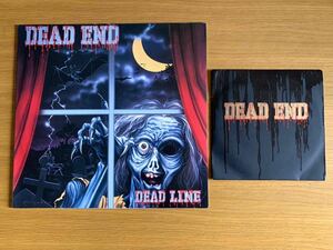 盤面良好 永久保存版 名盤 DEAD END / DEAD LINE LP/ Replica［首］ EP デッドエンド デッドライン MORRIE 足立祐二　ジャパメタ　HM/HR