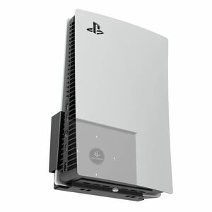 【送料無料】(モンズルテック) Monzlteck PS5 Playstation 5 (ディスク版 デジタル版)用壁掛けマウント ブラック 全金属製 壁掛け台《A24》