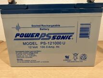 POWER SONIC PS-121000 U ディープサイクルバッテリー サブバッテリー キャンピングカー カーバッテリー 鉛バッテリー_画像4