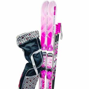 C12004 スキー板 スキー ジュニア 子供用 女の子 118cm B×B JAPAN QUALITY ピンク ウィンタースポーツ