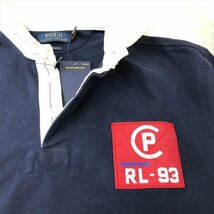 POLO RALPH LAUREN ラルフローレン タグ有 CP-93 カプセルバック アップリケ ラガーシャツ ポロシャツ SIZE: L ネイビー MU632023122705_画像4