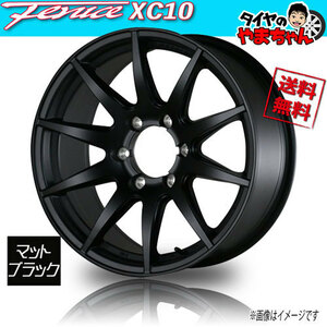 ホイール新品 4本セット ドゥオール フェニーチェ クロス XC10 マットブラック 18インチ 6H139.7 8J+25 業販4本購入で送料無料 プラド