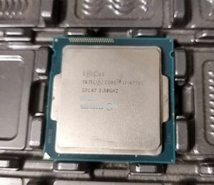 Intel Core i7-4770K 3.50GHz SR147（LGA1150、4コア、8スレッド、第4世代） 送料無料