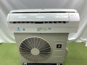 美品 SHARP シャープ ルームエアコン AY-J22S-W おもに6畳用 2.2kw 2019年製 プラズマクラスタ－7000搭載 内部乾燥 d11116su