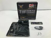 ASUS エイスース TUF B450M-PLUS GAMING ゲーミングマザーボード B450 AMD製CPU対応 microATX コンピュータパーツ ジャンク 12041N_画像1