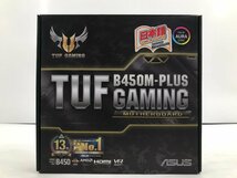 ASUS エイスース TUF B450M-PLUS GAMING ゲーミングマザーボード B450 AMD製CPU対応 microATX コンピュータパーツ ジャンク 12041N_画像9