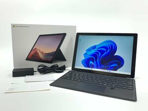 美品 Microsoft Surface Pro 7 12.3型 2in1 ノートPC Win11 Home i5 1035G4 1.10GHz 8GB SSD256GB PUV-00027 タイプカバー付12147I