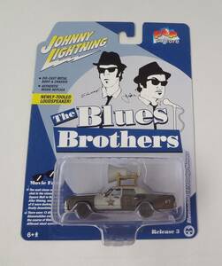 JOHNNY LIGHTNING　ジョニーライトニング　1/64　Bluesmobile 1974 Dodge Monaco　ダッジ モナコ　ブルースブラザース　スピーカー