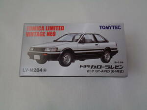 トミカリミテッドヴィンテージネオ　1/64　トヨタ カローラレビン 2ドア GT-APEX 84年式　LV-N284a