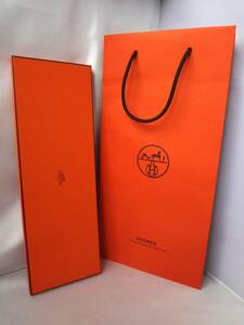 HERMES　エルメス　空箱　ネクタイ用　紙袋　BOX　箱　セット