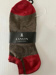 LANVIN　ランバン　ショートソックス　くるぶしソックス　薄手　カジュアルソックス　 ソックス　 靴下　スニーカーソックス